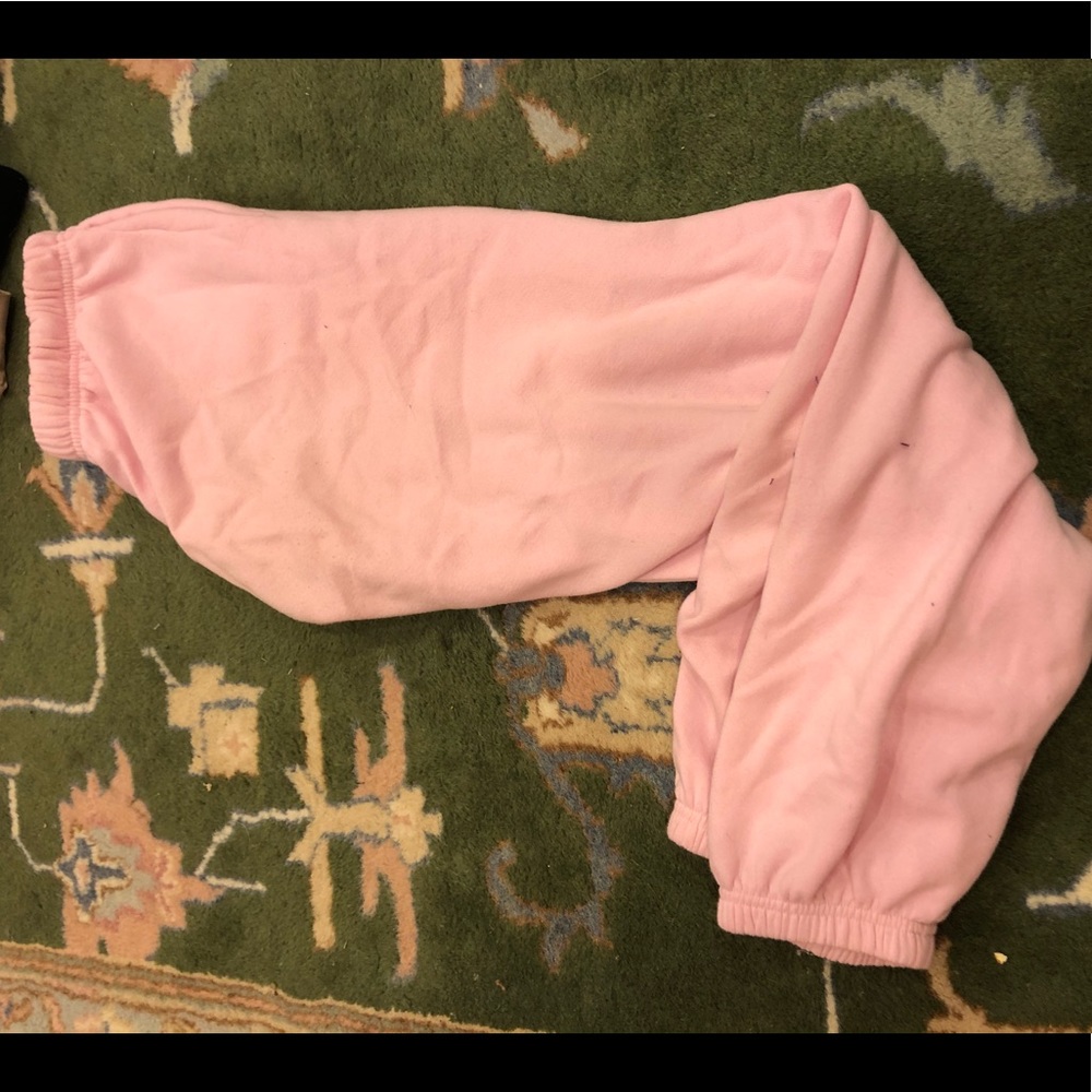 pink la apparel sweatpants